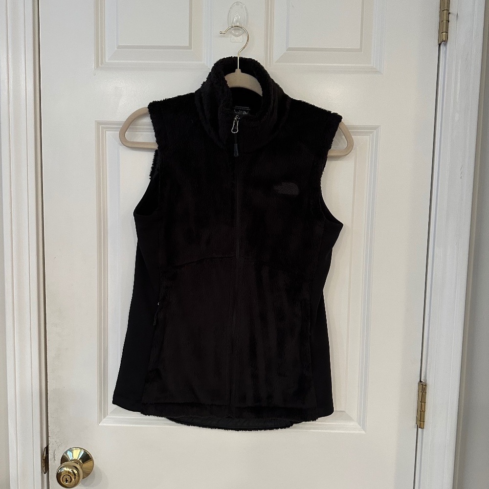 Women’s Northface Plush Northface Vest panel sides size S
